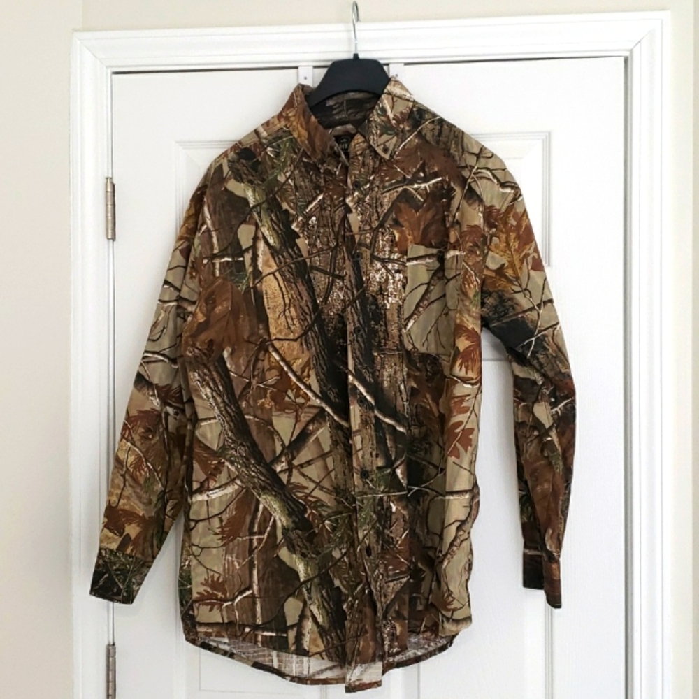 Men's Redhead Camo Button-down Shirt
